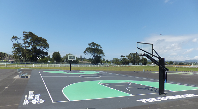 Avondale Central Reserve - Basketball court. Photo credit: J Grigg
