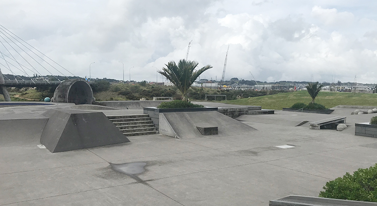 Barry Curtis Park - Skate park.