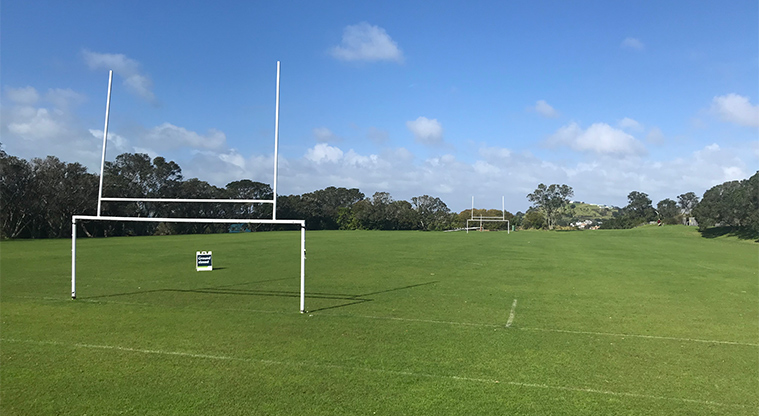 Fort Takapuna Reserve - Sports field.