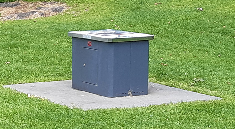 Fowlds Park - Electric barbecue.