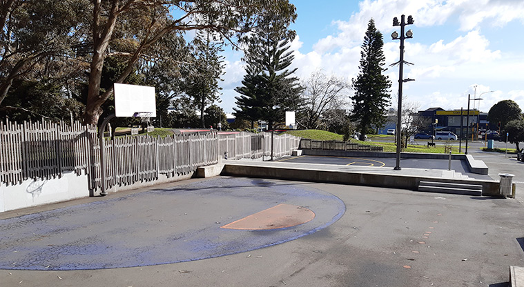 Manu-kau Noa Iho / Hayman Park - The two basketball half-courts.