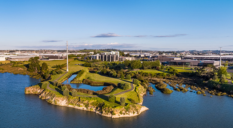 Highbrook Park – Aerial view of the park and surrounding area.