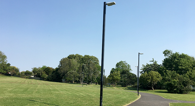 John Moore Reserve - Flat accessible paths with lighting. Photo credit: S Hulse.