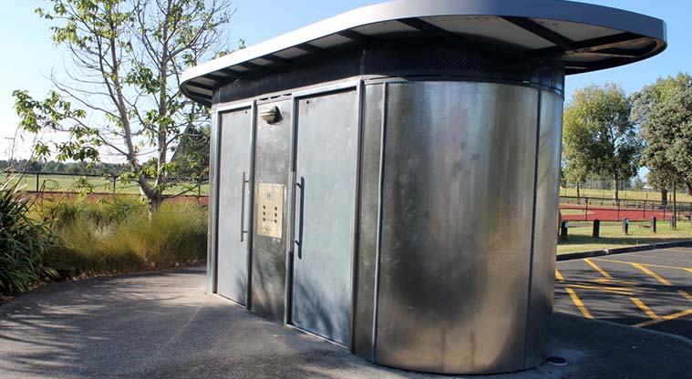 May Road War Memorial Park – One of the two accessible toilets.