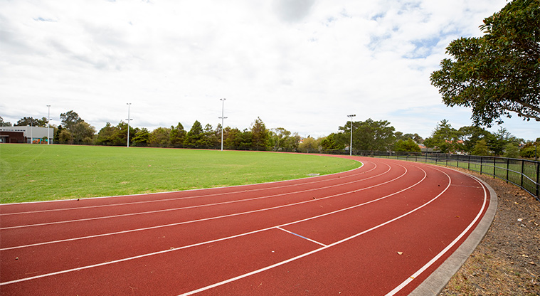 May Road War Memorial Park – Athletics track.