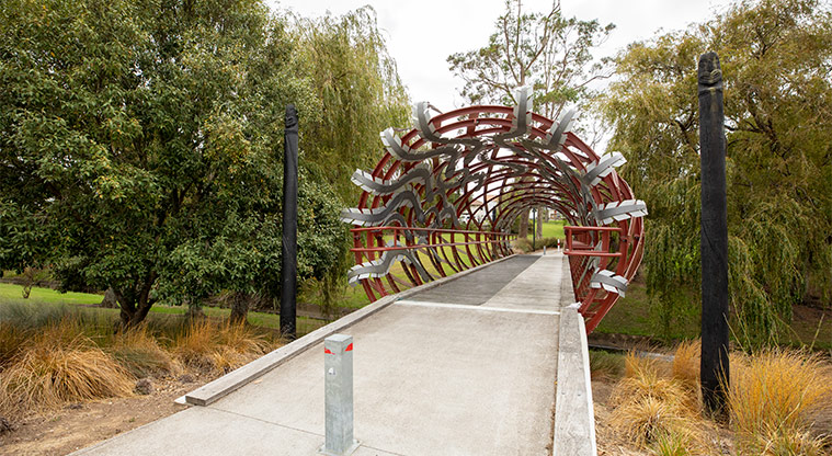 May Road War Memorial Park – The iconic tuna bridge.