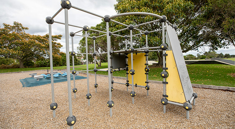 May Road War Memorial Park - Climbing structure.