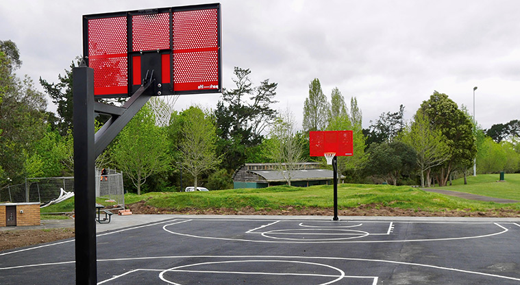 Moire Park - Full basketball court.