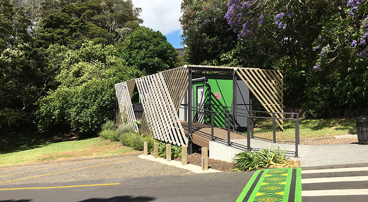 Maungawhau / Mt Eden - Toilets near the cafe.