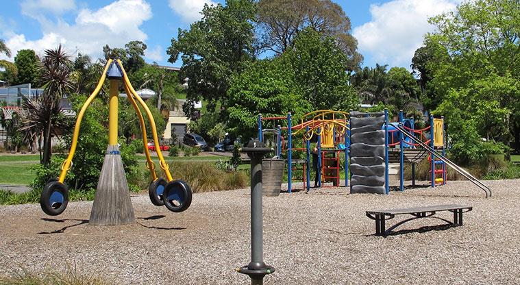 Normanton Reserve - Playground with lots of climbing, spinning and swinging equipment.