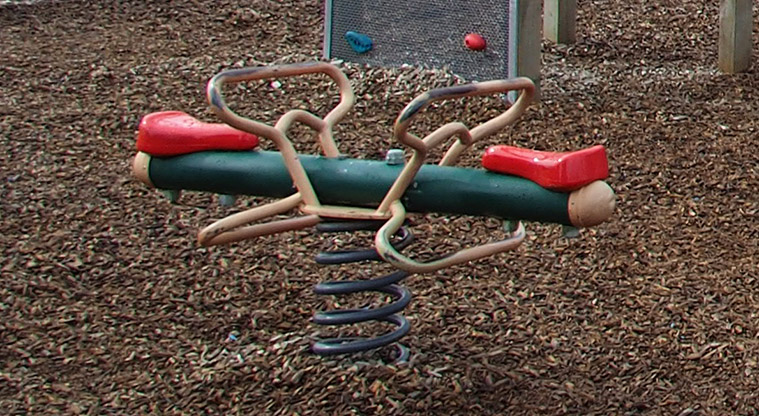 Paremuka Lakeside - Paremuka Lakeside - Playground with climbing equipment, wobbly bridge, slide and rocker toy. Photo credit: Tracey Hodder.Photo credit: Tracey Hodder.