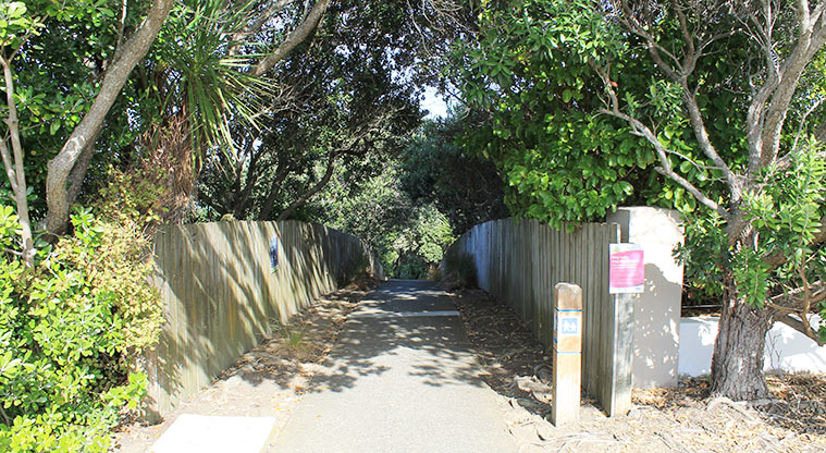 Pinecrest Drive Reserve - Entrance at Pinecrest Drive. Photo credit: M Loubser.