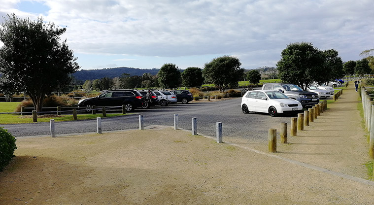 Sanders Reserve - Car parking area.