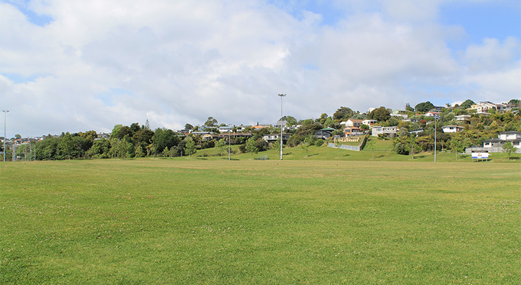 Stanmore Bay Park - Rugby league field. Photo credit: M Loubser.