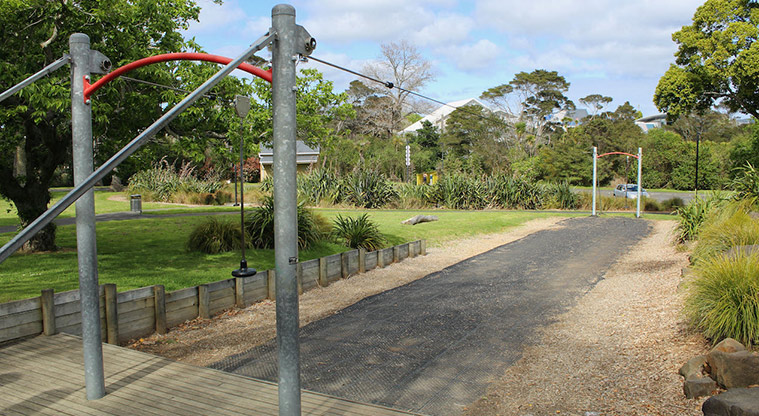 Tūī Glen Reserve - Double flying fox.
