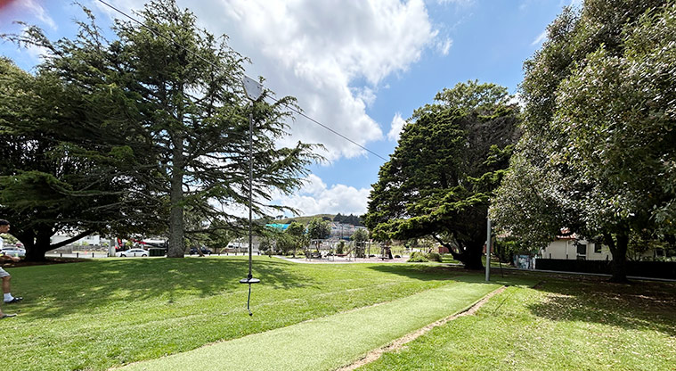 Turner Reserve - A large flying fox is amongst the trees in the middle of the reserve. Photo credit: S Hulse.