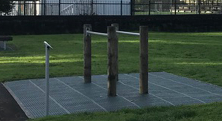 Western Park - Fitness equipment.