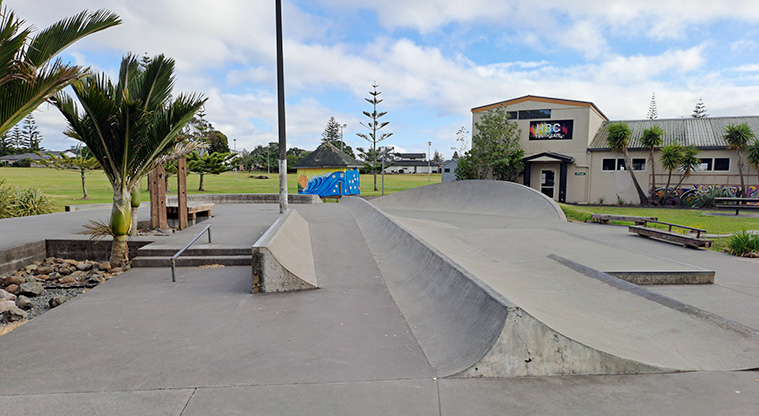Western Reserve - Skate park featuring steps, ramps, kickers, rails and more. Photo credit: M Johnston.
