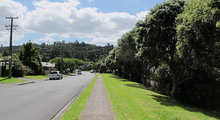 Albany Village Path - Path down Wharf Road.