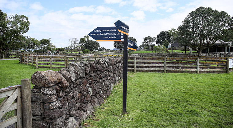 Ambury Farm Path - Follow the signs to the start of the path.