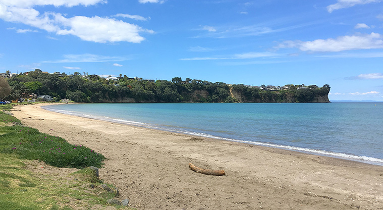Arkles Bay Path - Stroll along Arkles Bay Beach on the sand or grass.