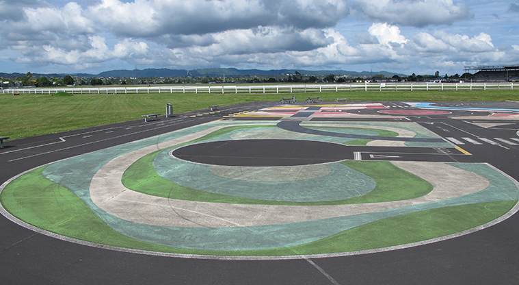 Avondale Beginners Path - Path has great road-like markings.