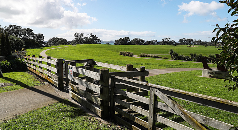 Beachlands to Maraetai Path - Start of the path from Second View Avenue.