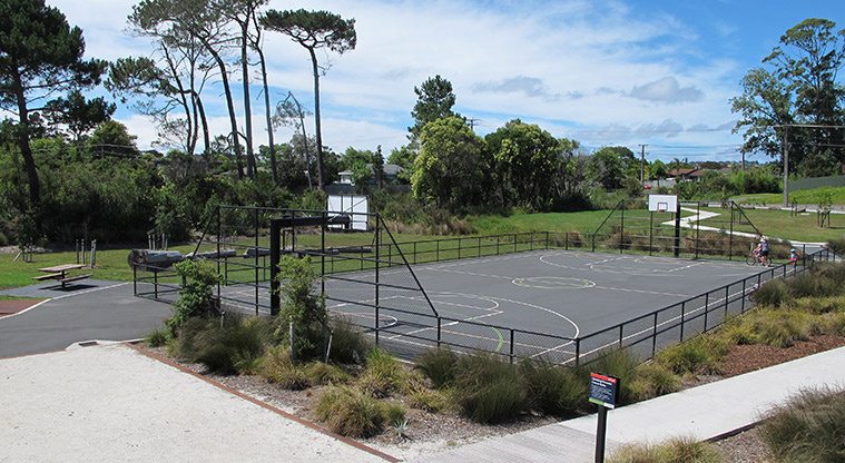 Birdwood Path - Full basketball court