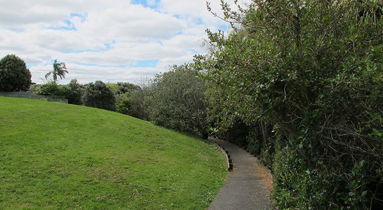 Clearwater Cove Path - Path is concrete.