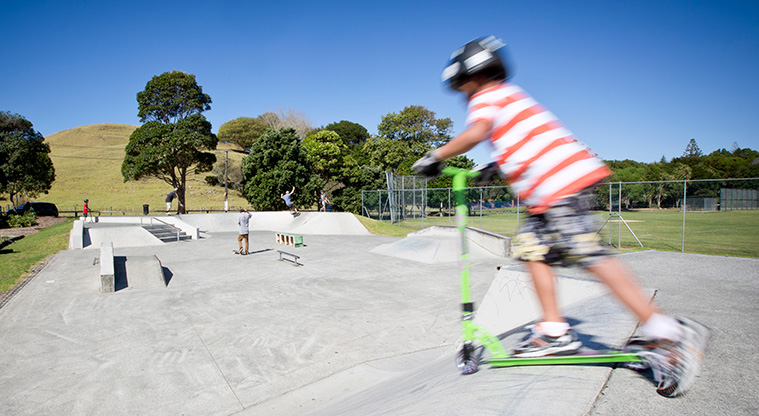 Crossfield Path - Skate park at Crossfield Reserve.
