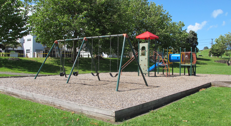 Crossfield Path - Playground at Crossfield Reserve.