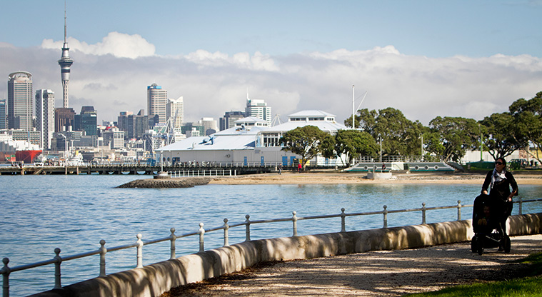 Devonport Waterfront Path - Waitemata Harbour Views as you walk along the promenade