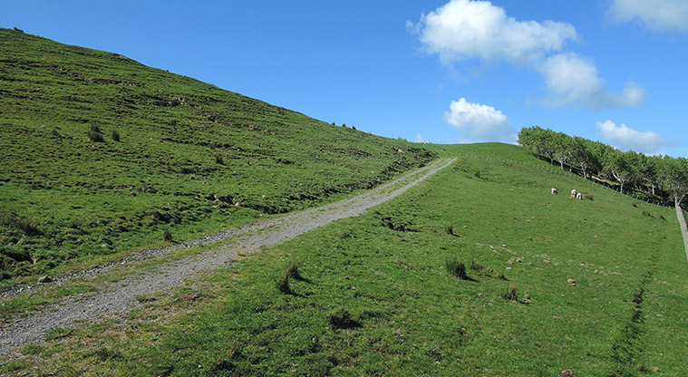 Duder Farm Path - Reasonable incline up the farm path