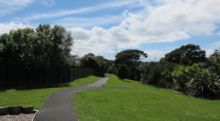 Emerald Valley Path - Concrete section of the path
