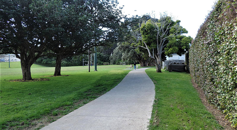 Fowlds Park Path - Typical section of the path