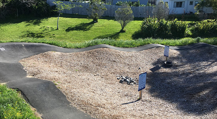 Glenfield Intermediate Path - Build your skills on the 150m track.