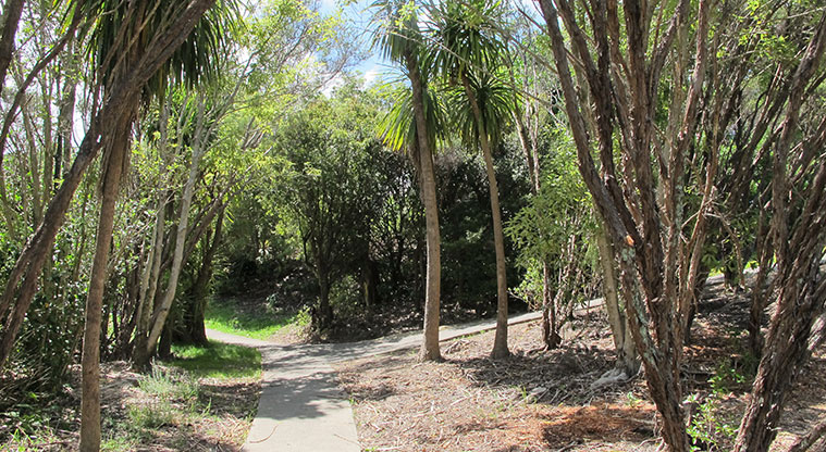 Greenhithe West Path - Take the left fork in the path to get back to Greenhithe Road.