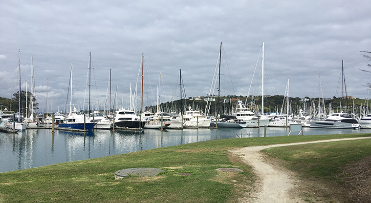 Gulf Harbour Marina Path - Stroll past the yachts
