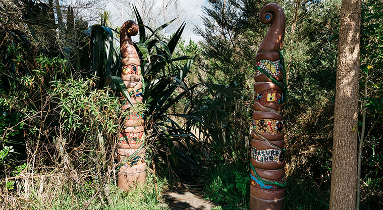 Henderson Creek Path - Enjoy the outdoor art.