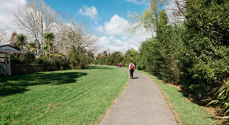 Henderson Creek Path - Seating and reflection area.