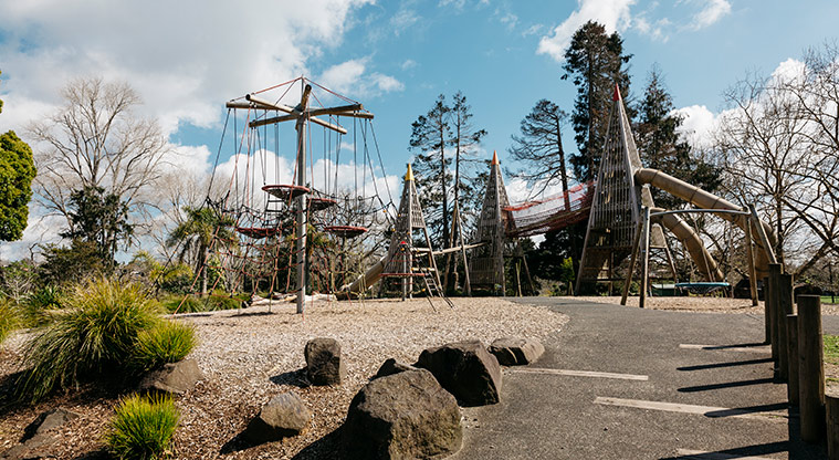 Henderson Creek Path - Tui Glen Reserve Playground.