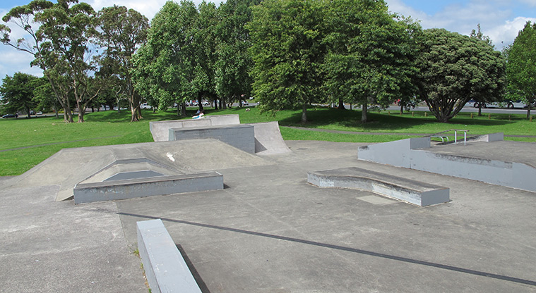 Henderson Loop Path - Te Pai Park skate park.
