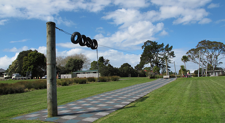 Heron Park Path - Flying fox.