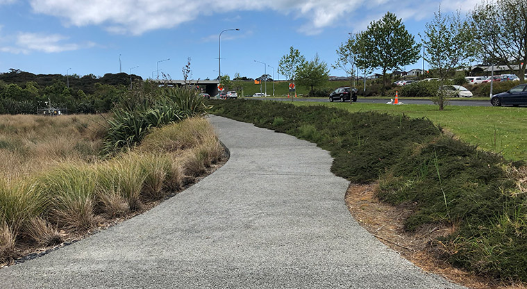 Hooton Reserve Path - Section of path near start from car park.