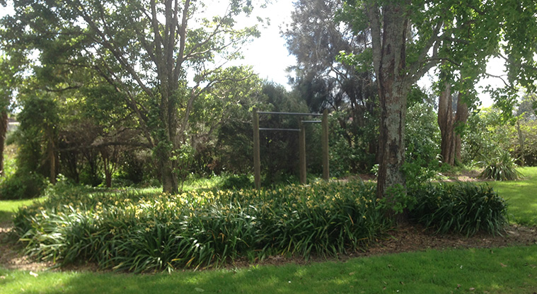 Ken Maunder Path - exercise equipment at Ken Maunder Park