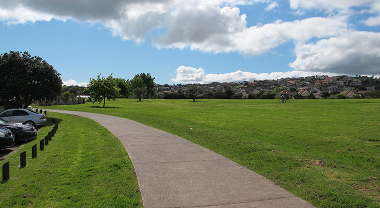 Lloyd Elsmore Path - Path connecting to the duck pond.