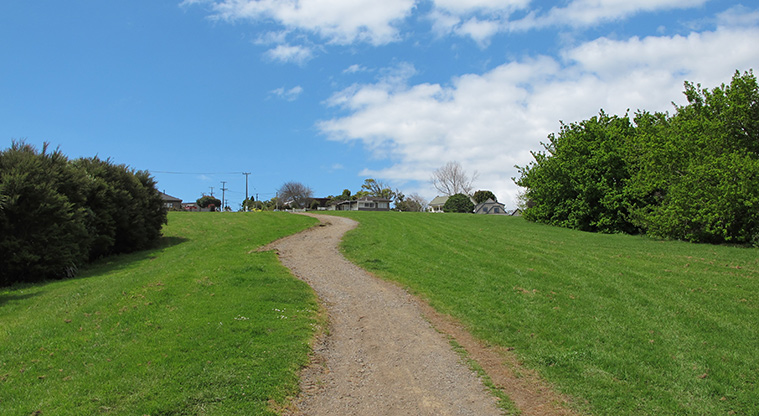 Macleans Path - Plenty of green space for kites or frisbee.