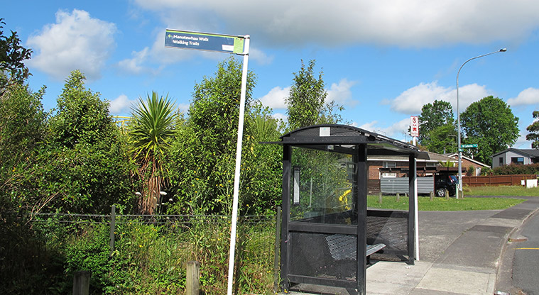 Manutewhau Path - Path runs next to the bus stop on Oreil Avenue