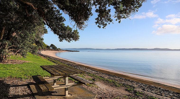Maraetai Beach Path - Waiomanu Beach picnic spot