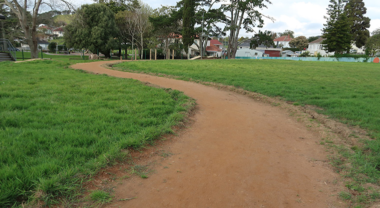 May Road School Path - Flat riding track at May Road School.